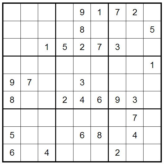 sudoku easy brain